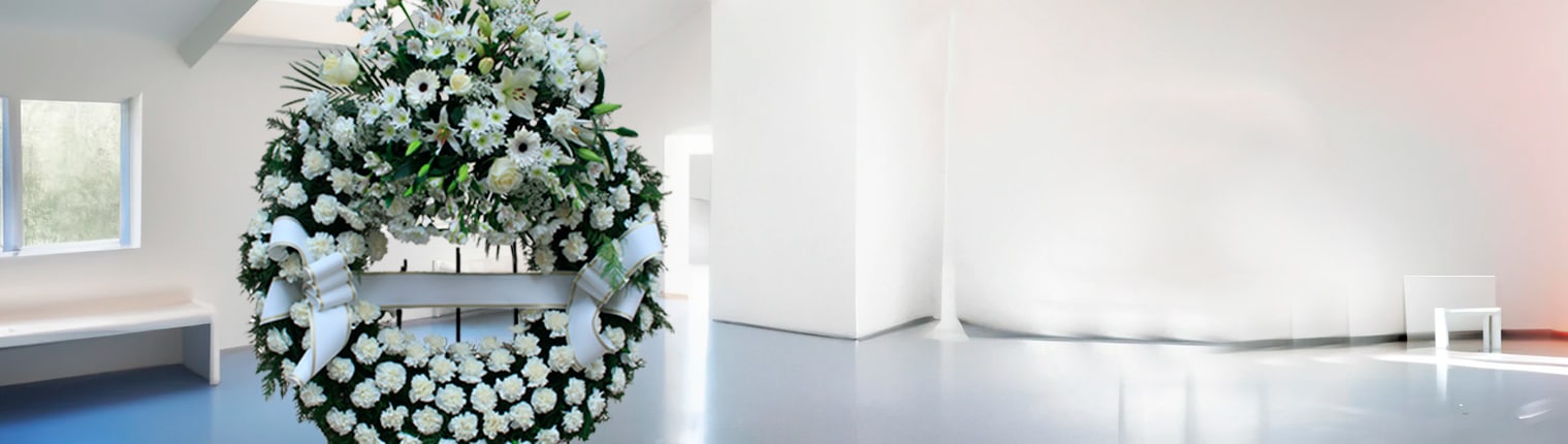 Composiciones florales fúnebres para enviar a tanatorios de Salamanca